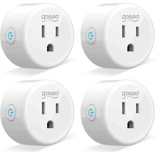 Smart Plug,WiFi Plug Smart Outlet Works with Alexa, Echo,Google Home, Plug with Timer Function,App Remotely Control ,No Hub Required( 4 Pack)