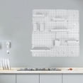 thumbnail image 4 of Pegboard Combination Kit, Space Saving Multifunctional Wall Organizer Storage Rack, DIY Pegboard Display Panel and Accessories for Garage Kitchen Living Room Bathroom Office, 4 of 7