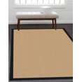 thumbnail image 4 of Tapis Athena sisal et noir de 5 pi x 8 pi, 4 of 5