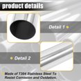 thumbnail image 4 of Unique Bargains Straight 4" OD 30" Length DIY Custom Mandrel Exhaust Pipe 4 Inch Tube Pipe T304 Stainless Steel, 4 of 8