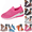 Hot Pink, variant on longantii Orthopedic Shoes for Women Arch Support Slip on Non Slip Sneakers Wide Mesh Stretch Business Casual Shoes Comfort 2026 Foam Shoes Saffron