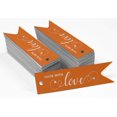 thumbnail image 2 of Inkdotpot Pack Of 100 Real Silver Foil Paper Tags Made With Love Text Favor Hang Tags, 2 of 6