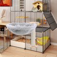 thumbnail image 4 of FESTFENDS 1Set Soft Grey Cat Hammock Hanging Bed Comfortable Lint Cat Tree Accessory, 4 of 8