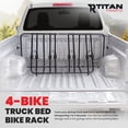 thumbnail image 2 of Titan Ramps Truck Bed Bike Rack with Quick Assembly, Accommodates up to 4 Bikes, 2 of 11