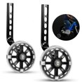 thumbnail image 3 of Flashing 12-20in Kids Training Side Wheels Auxiliary Black, 3 of 8