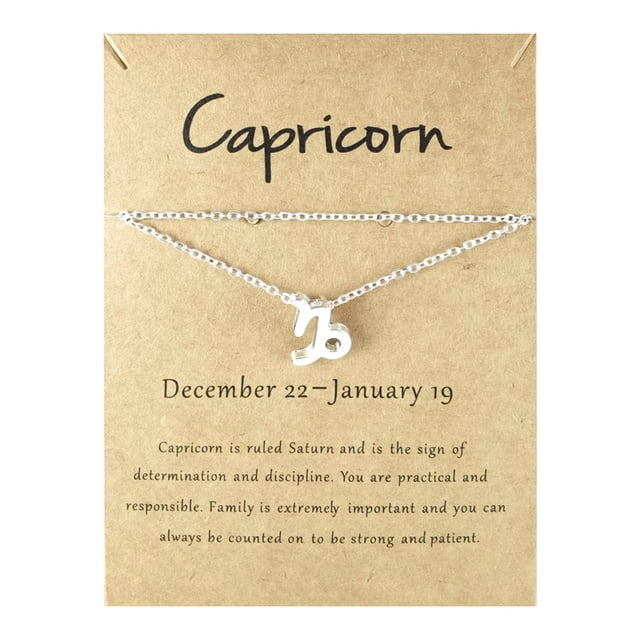 mtvxesu Anklets Twelve Constellation Anklet Alloy 12 Constellation Card Anklet Sale