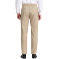 thumbnail image 3 of INSPIRE CHIC Pantalon à Carreaux pour Homme, Léger, Coupe Régulière, devant Plat, 30, Kaki, 3 of 7