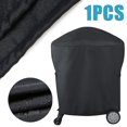 thumbnail image 3 of Waterproof Bbq Rolling Cart Grill Cover For Weber Q1000 Q2000 Series, 3 of 5