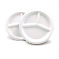 thumbnail image 2 of Disposable Eco-Friendly Biodegradable Bagasse Tableware Sugarcane Fiber Dinner Plates Compostable Disposable Square Plates Dessert Dinnerware for Party BBQ Wedding, 2 of 8