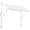 White, variant on Outsunny 10x5ft Manual Retractable Awning, Patio Sun Shade Canopy, Grey