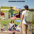 thumbnail image 4 of Colorful Checkered Soft Cooler Bag - 20L Insulated Leakproof Backpack for Travel, Work & Outdoor Adventures, 4 of 5