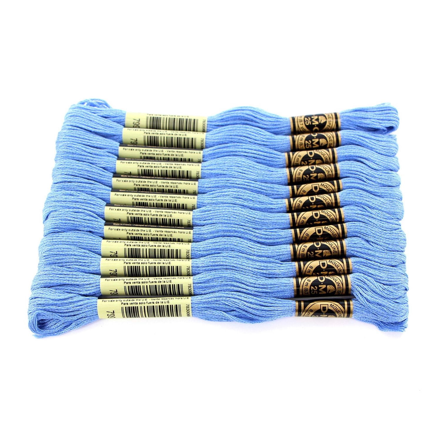DMC bleu coton 6 Strand Floss 8 m (8.75 yd)
