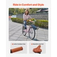 thumbnail image 2 of VEVOR 26-Inch Cruiser Bike 1-Speed Pink Beach Cruiser Bike with Basket, 2 of 9