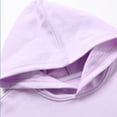 thumbnail image 4 of MeetoTime Girls Boys Cotton Oversized Hooded Sweatshirt Loose Solid Color Long Sleeve Pullover Top 2-12 Years, 4 of 6