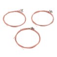thumbnail image 2 of Acoustic Guitar Strings, Steel Universal Practical Replacement Guitar Strings, Anti-rust Classic Guitar For Folk Guitar Acoustic Guitar 3Set Rose Copper Strings, 2 of 8
