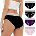 thumbnail image 2 of Culottes Menstruelles pour Femmes, 4 Pcs, Réutilisables, Anti-Fuites, Grande Taille, Culottes de Protection Post-Partum, 2 of 7
