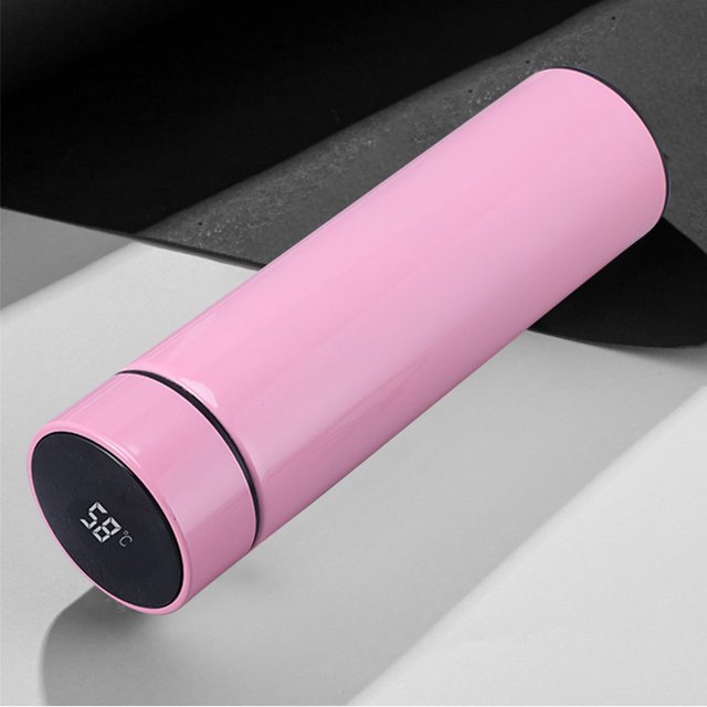 Agiferg Vacuum Cup With Smart Temperature Display,Tactile Sensation Display Temperature 304 Stainless Steel Insulation Cup