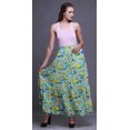 thumbnail image 3 of Bimba Jupes Maxi Imprimées Femmes Style Bohème Gitane Longue Jupe en Coton, 3 of 5