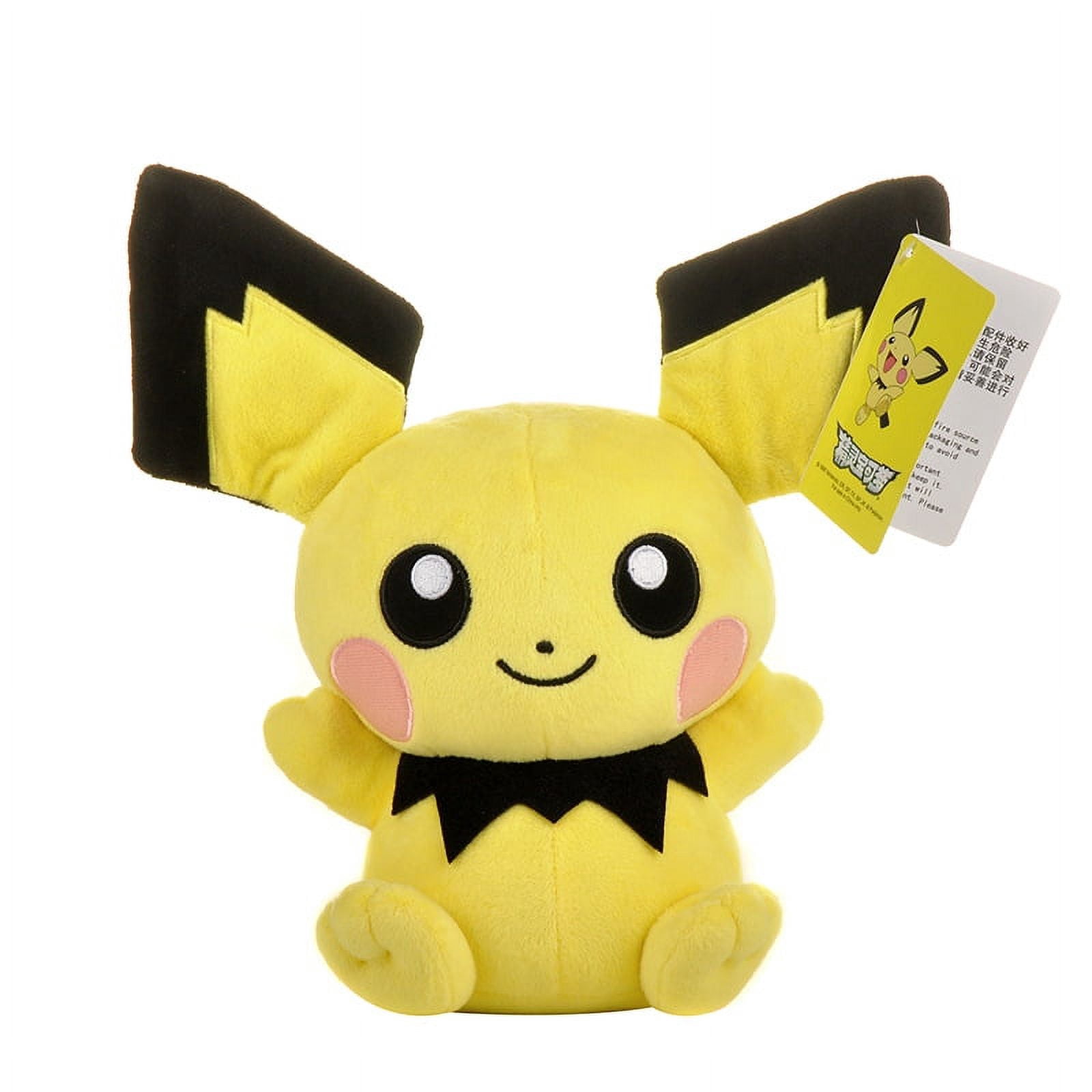 Pichu Plush Quality & Soft Stuffed Animal Toy - Evolution - 26cm Great Gift for Kids, Boys, Girls & Fans