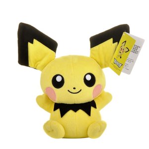 Pichu Plush Quality & Soft Stuffed Animal Toy - Evolution - 26cm Great Gift for Kids, Boys, Girls & Fans