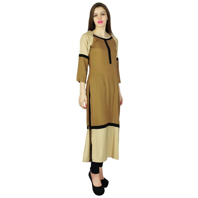 Phagun Kurti en Rayonne Designer Indien Bollywood Kurta Femme Haut Décontracté Tunique Robe