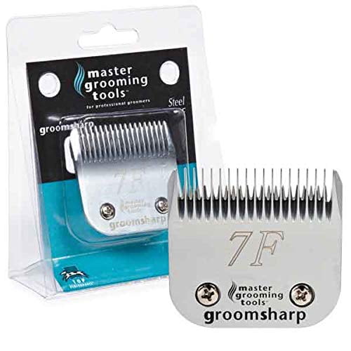 MPP Groom Sharp Stainless Steel Clipper Blades Professional Grade Dog Pet Grooming (7F)
