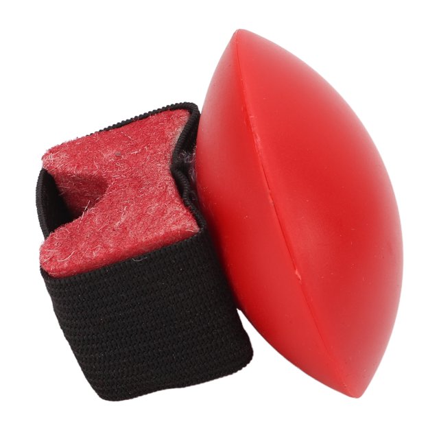 African Drum Finger Rattle, African Drum Finger Shaker Plastic And Sponge Increase Rhythm Stylish For Playing Red