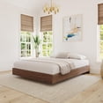 thumbnail image 1 of Nexera Alibi Queen Size Platform Walnut Bed, 1 of 7