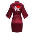 thumbnail image 3 of TIMIFIS Couples Silk Robe Sets Hotel Spa Robes Bride and Groom Robe Bridal Party Robes 1Pcs pring/Summer, 3 of 5