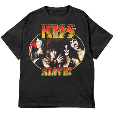 Kiss - Alive! Portrait Mens T Shirt