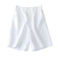 thumbnail image 4 of Ovticza Bermudas pour Femmes Séchage Rapide Légers Shorts en Lin Golf Randonnée Voyage Shorts Blanc 4TG, 4 of 5