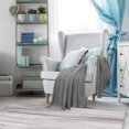 thumbnail image 2 of Unique Bargains Cotton Blanket Decorative Cable Knitted Throw Soft Knit Blankets, 2 of 10
