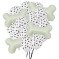 thumbnail image 1 of Shisuyan 1 Ensemble Jolis Ballons en Forme d'Os Décor de Scène de Ballons Ballons Motif Patte de Chien, 1 of 8