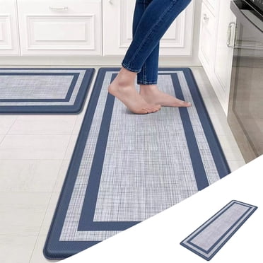 LSLJS Kitchen Mats Avoid big sizeigue Avoid Non-Slip Mats for Home Entry Doors, Ergonomic Comfortable Standing Mats for Kitchens, Floors, Offices, Sinks, Laundry Rooms, Kitchen Carpet