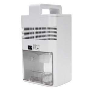 Auto Shut Off Dehumidifier, Customizable Humidity Timer Night Light, Portable Quiet Small Dehumidifier for Bedroom Bedroom Bathroom Closet with 1L Tank