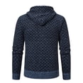 thumbnail image 5 of Wzzjkit Fall Clothes Men's Colid Color Long-sleeved Hooded Zipper Pocket Knitted Sweater Jacket, 5 of 5