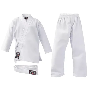 Prime Sports Midweight Karate Uniform for Kids & Adults, 8oz Karate Gi, Martial Arts Student Uniform with Free White Belt