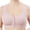 Pink, variant on Virmaxy Womens Wireless Bra Solid Color Wirefree High Elastic Large Size Comfortable Bra Solid Color Non Steel Ring High Elastic Oversized Comfortable Bra Pink XXL