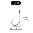 thumbnail image 3 of Universal Octopus Fishing Hook Lure Fishing Hook Line Connector Stainless Steel Fishing Tackles, 3 of 9