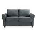 thumbnail image 3 of Transitional 2 Piece Sofa and Loveseat Set in Dark Gray, 3 of 6