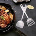 thumbnail image 4 of Mini Stainless Steel Cooking Set, EDHITNR 304 Polished Ladle Slotted Spoon Turner, Compact Space Saving Kitchen Utensils for Small Kitchens Picnic Lunch, 4 of 4
