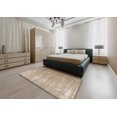 thumbnail image 4 of Ahgly Company Tapis d'Intérieur Rond Traditionnel Amande Foncé Brun Persan, 4 Pieds Rond, 4 of 6