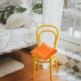 thumbnail image 5 of 45x45cm Soft Dining Chair Cushion, Double-Sided Padded Seat Cover with Non-Slip Fasteners, 5 of 5