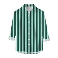 thumbnail image 1 of Chemise à Manches Longues Rayée Auto-Cultivante pour Hommes, 1 of 3