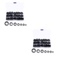 thumbnail image 4 of Dalazy Rondelles à Verrouillage à Pression Robustes et Sans Dommages Méthode Free Assembly Noir Conçu 2 Ensembles, 4 of 6