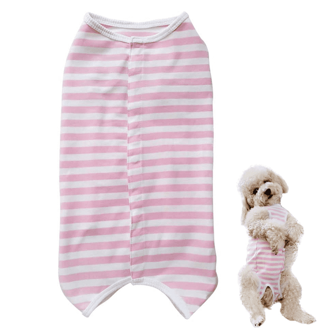 Pet Dog's Recovery Suit Post Surgery Shirt for Puppy, Wound Protective Clothes for Little Animals