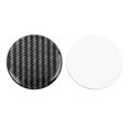 thumbnail image 3 of Unique Bargains Carbon Fiber Style Car Emblem Wheel Rim Center Hub Cap Sticker Clear Resin 4pcs, 3 of 4
