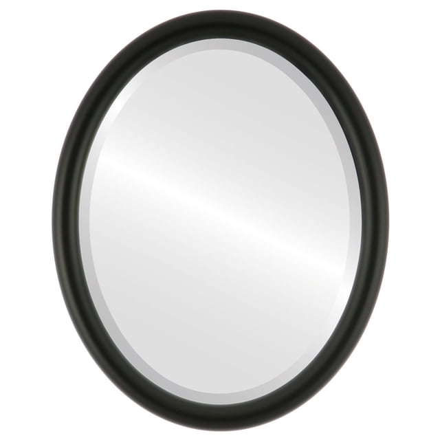 Miroir Encadré Pasadena - Noir Mat