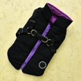 thumbnail image 4 of Dog Coat with Harness Winter Dog Coat Fleece Dog Jacket Waterproof Dog Coat Zipper Dog Jacket Puppy Coat Small Dog Clothes Dog Coat with Reflective Harness for Smal Dogs, 4 of 9