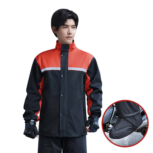 Men Split Rain Suit Waterproof Rain Coat and Rain Pant